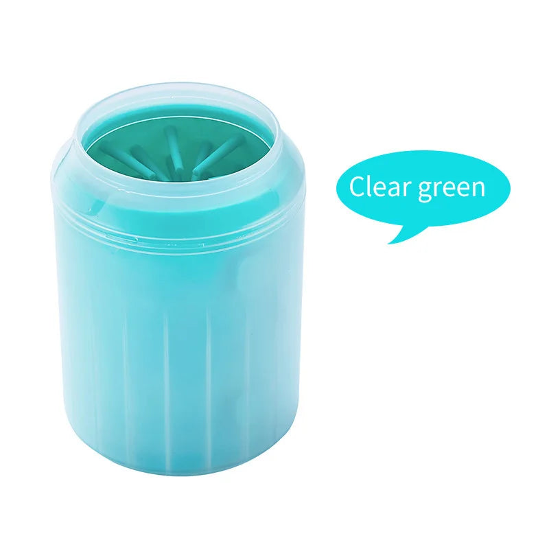 Dog Paw Cleaner Cup Soft Silicone Combs Portable