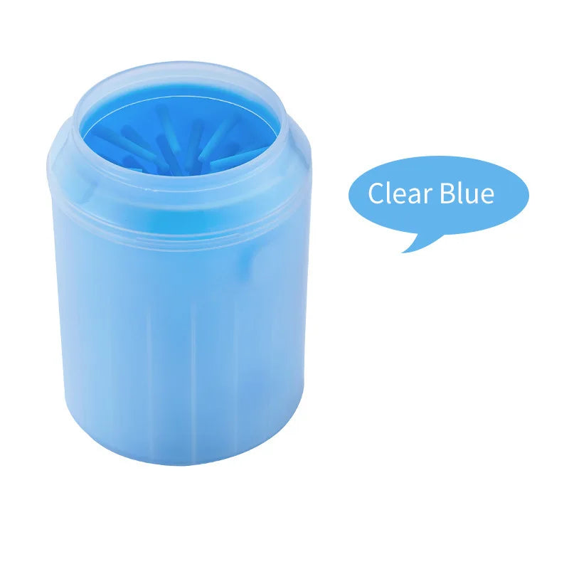 Dog Paw Cleaner Cup Soft Silicone Combs Portable